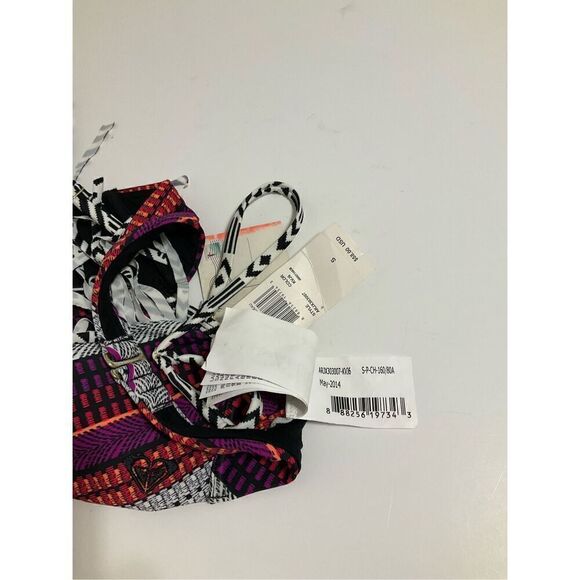 Roxy NWT Aztec Fringe Bandeau Bikini Top, S - Picture 11 of 16